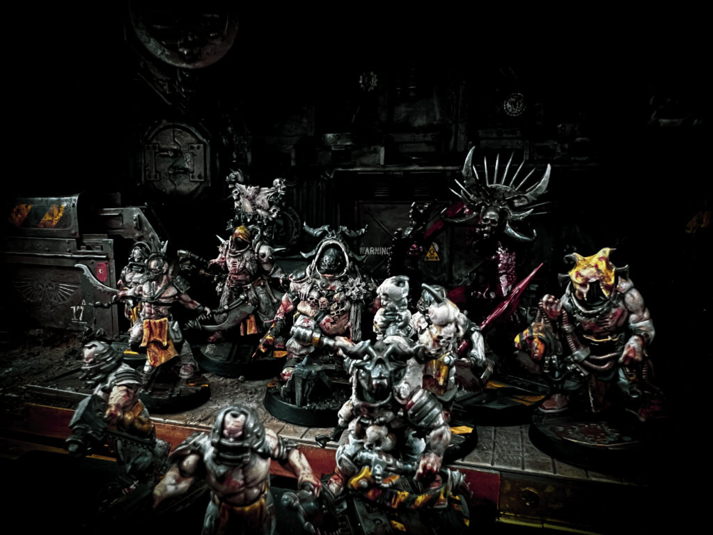 The Gristlecrowned, a Corpse Grinder Cult gang for Necromunda